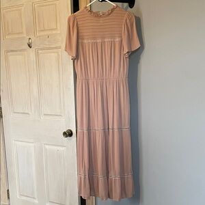 Roolee Dusty Pink Midi Dress